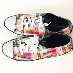 🍃Airwalk | Canvas Striped Multi Color Sneakers